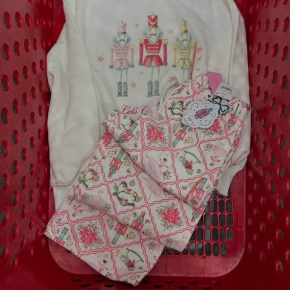 Women's Target Nutcracker Print Fleece Graphic Pants - Off-White NWT - Picture 5 of 5